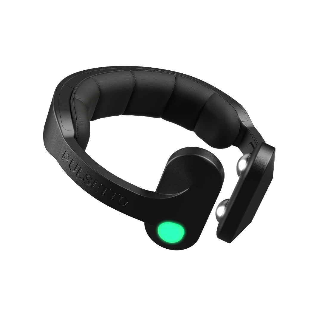 Pulsetto vagus nerve stimulator, worn on the neck